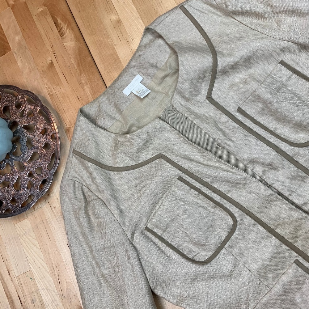🌟 5 for $35 J crew Conference Jacket In Linen
